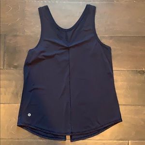Lululemon Tie Front or Back Tank (navy)